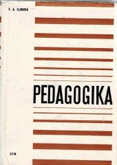 kniha Pedagogika Učebnice pro posl. pedagog. institutů, SPN 1976