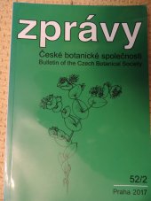 kniha Zprávy české botanické společnosti Bulletin 52/2, Česká botanická společnost 2017