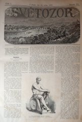 kniha Světozor Obrázkový týdeník, Fr. Skrejšovský 1873