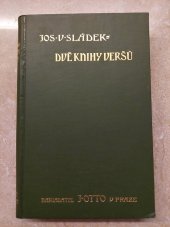 kniha Dvě knihy veršů, J. Otto 1909