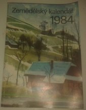 kniha Zemědělský kalendář 1984, SZN 1983