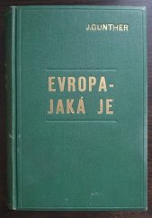kniha Evropa - jaká je = (Inside Europe), Fr. Borový 1937