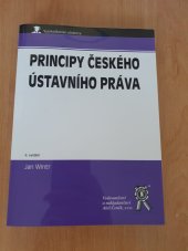 kniha Principy českého ústavního práva 6. vydání, Aleš Čeněk s.r.o. 2023