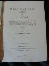 kniha Der Käfer- und Schmetterlings- sammler, R.M. Kretschmann 1889