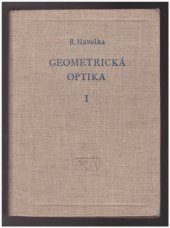kniha Geometrická optika. 1. díl, Československá akademie věd 1955