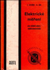 kniha Elektrické měření pro učební obory elektrotechnické Učební text, SNTL 1979