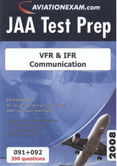 kniha JAA Test Prep 091+092, - VFR & IFR communication : 390 questions - edition 2008., International Wings 2008