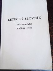 kniha Letecký slovník Česko-anglický a anglicko-český, Svazarm 1980