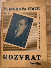 kniha Rozvrat Povídka, s.n. 1931