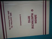 kniha Zákon o vlastnictví bytů komentář, C. H. Beck 2000