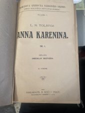 kniha Anna Karenina  Díl první, B. Kočí 1910