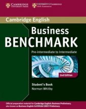 kniha Business benchmark pre-intermediate to intermediate, Cambridge University Press 2013