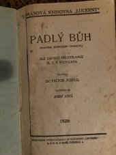 kniha Padlý Bůh Hazard - Tragédie německého císařství, Hra života , Lucerna 1928