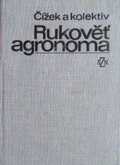 kniha Rukověť agronoma, SZN 1981