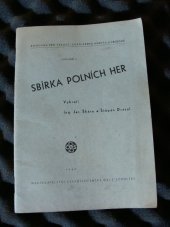 kniha Sbírka polních her, Nakladatelství Československé obce sokolské 1947