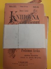 kniha Podzimní láska Bigarreau, J. Otto 1892