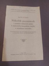 kniha Několik poznámek o poměru některých ptáků k nemocným housenkám mnišky a sosnokaze borového, s.n. 1929