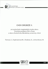 kniha Chov drůbeže II., Česká zemědělská univerzita 2019