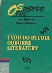 kniha Úvod do studia odborné literatury, Orac 2000