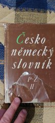 kniha Česko-německý slovník II. - P-Ž, Státní pedagogické nakladatelství 1986