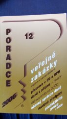 kniha Poradce 2006/12 Veřejné zakázky a další, Poradce 2006