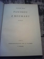 kniha Panskou z rozmaru román, Jos. R. Vilímek 1932