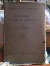 kniha Národní hospodářství. Díl třetí, Česká matice technická 1921