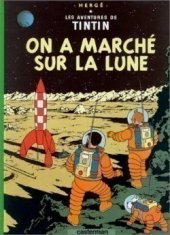 kniha Tintin 17. - On a marché sur la Lune, Casterman 1993