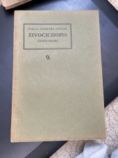 kniha Živočichopis Zoologie, Česká grafická Unie 1924