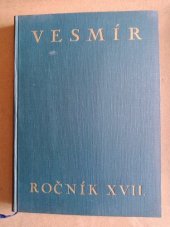 kniha Vesmír (ročník XVII. - 1938-1939), s.n. 1939