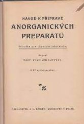 kniha Návod k přípravě anorganických preparátů příručka pro chemické laboratoře, I.L. Kober 1925