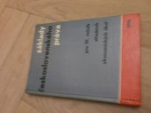 kniha Základy československého práva pro 4. ročník středních ekonomických škol, SPN 1965