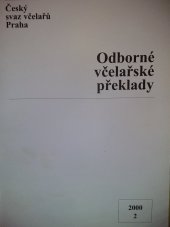 kniha Odborné včelařské překlady 2000 2, Český svaz včelařů 2000