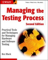 kniha Managing the Testing Process, Wiley 2002