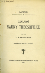 kniha Základní nauky theosofické, Theosofický spolek 1905