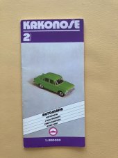 kniha Krkonoše 1 : 200 000, Geodet. a kartograf. podnik 1985