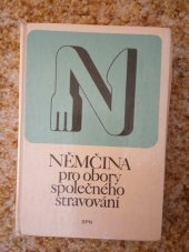 kniha Němčina pro obory společného stravování, SPN 1983