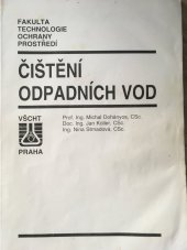 kniha Čištění odpadních vod, Vysoká škola chemicko-technologická 1994