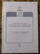 kniha Vybrané kapitoly z matematické informatiky a znalostního inženýrství určeno pro posl. fak. řízení, SNTL 1990