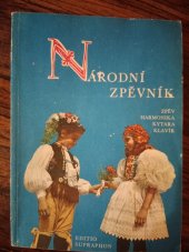 kniha Národní zpěvník Zpěv Harmonika Kytara Klavír, Supraphon 1988