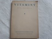 kniha Vitaminy, Přírodovědecké vydavatelství 1952