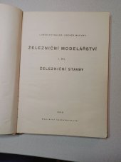 kniha Železniční modelářství i. Díl  Železniční stavby, Dopravní nakladatelství 1959