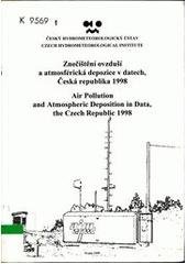 kniha Znečištění ovzduší a atmosférická depozice v datech, Česká republika 1998 = Air pollution and atmospheric deposition in data, the Czech republic 1998, Český hydrometeorologický ústav 1999