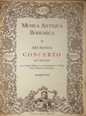 kniha Musica Antiqua Bohemica 10 Edice staré české hudby, Artia 1953