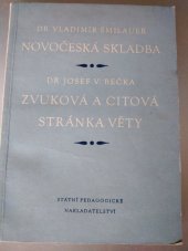 kniha Novočeská skladba obecná část, SPN 1955