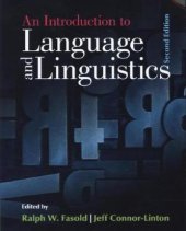 kniha An Introduction to Language and Linguistics, Cambridge University Press 2014