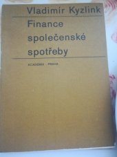 kniha Finance společenské spotřeby, Academia 1974