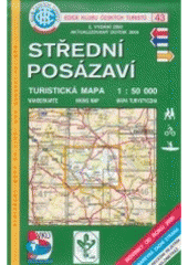 kniha Střední Posázaví turistická mapa 1:50 000, Klub českých turistů 2000