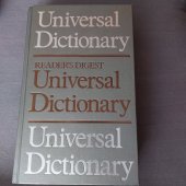 kniha Universal Dictionary, Reader's Digest Association Limited 1994