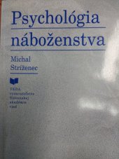 kniha Psychológia náboženstva, Veda 1996